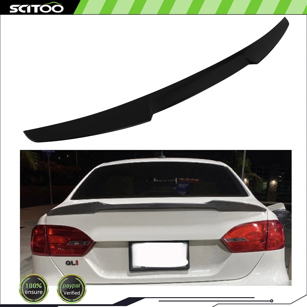 Glossy Black Spoiler Wing for Volkswagen Jetta (2012–2018)