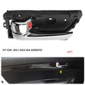 Interior Door Handle for Kia Sorento (2011–2015) Left Side Chrome EV
