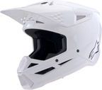 Alpinestars SM3 Off-Road Helmet 2X-Large White Gloss for Trail Riding (2023)