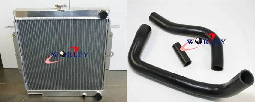 Aluminum Radiator & Hoses for Toyota Landcruiser 75 Series (1985-1990)