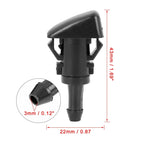 2 x Windshield Washer Nozzles for Chrysler PT Cruiser, Dodge Journey
