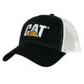 Caterpillar Black & White Mesh Back Hat for Trucks (Diesel Gear)