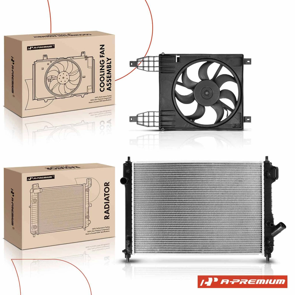 Radiator & Cooling Fan Assembly for Chevy Aveo5 Aveo (2009–2011)