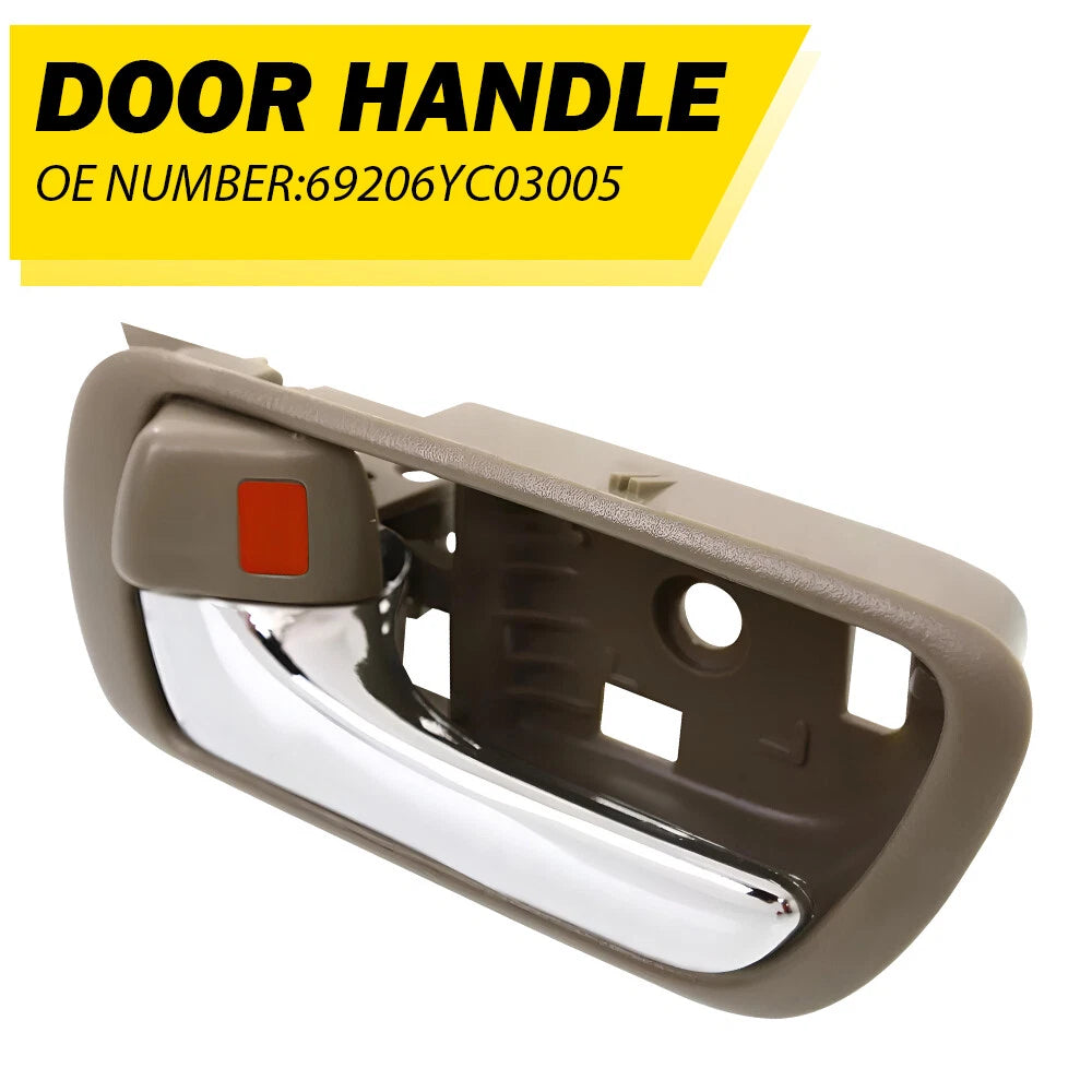 Chrome Door Handle for Toyota Camry (2002–2006) Front/Rear Left Inner