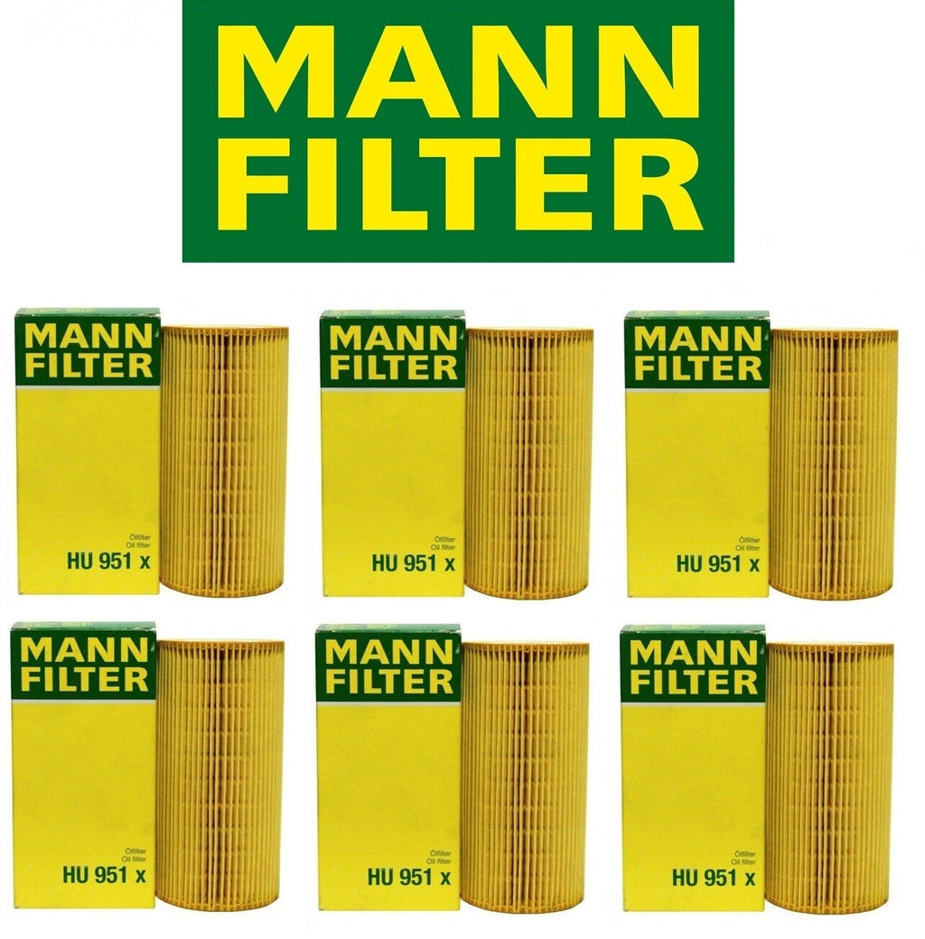 Set of 6 Engine Oil Filters for Mercedes-Benz W210 S210 (1996–2002)