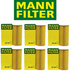 Set of 6 Engine Oil Filters for Mercedes-Benz W210 S210 (1996–2002)