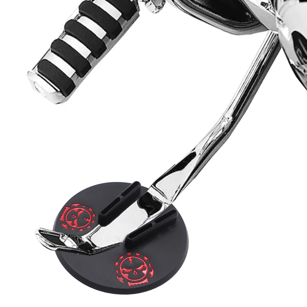 Kickstand Coaster Pad for Touring Cruiser Sport Dirt Motorcycles