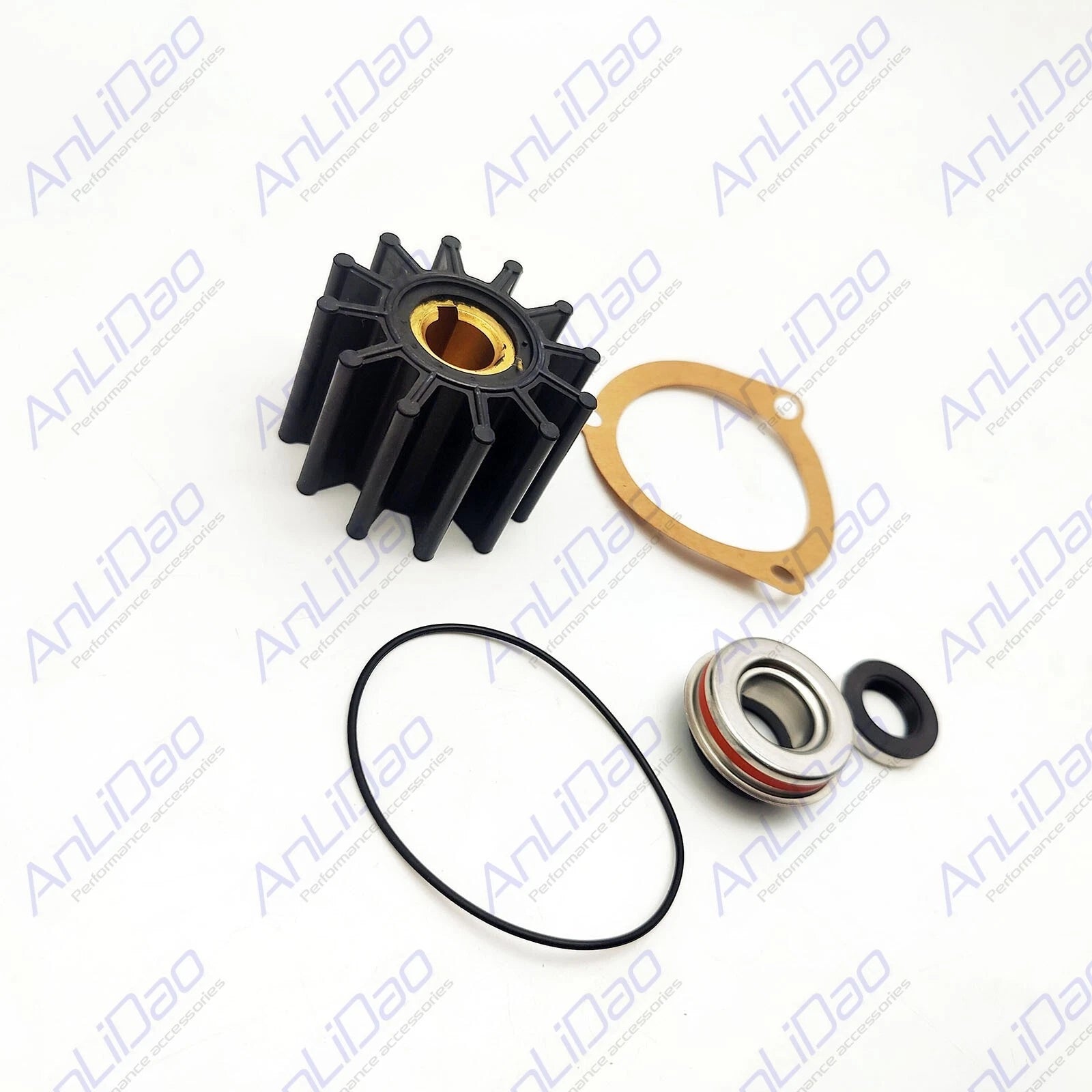 Minor Repair Kit for Sherwood Sea Water Pump (Impeller Seal 12394, 10615K, 12859)