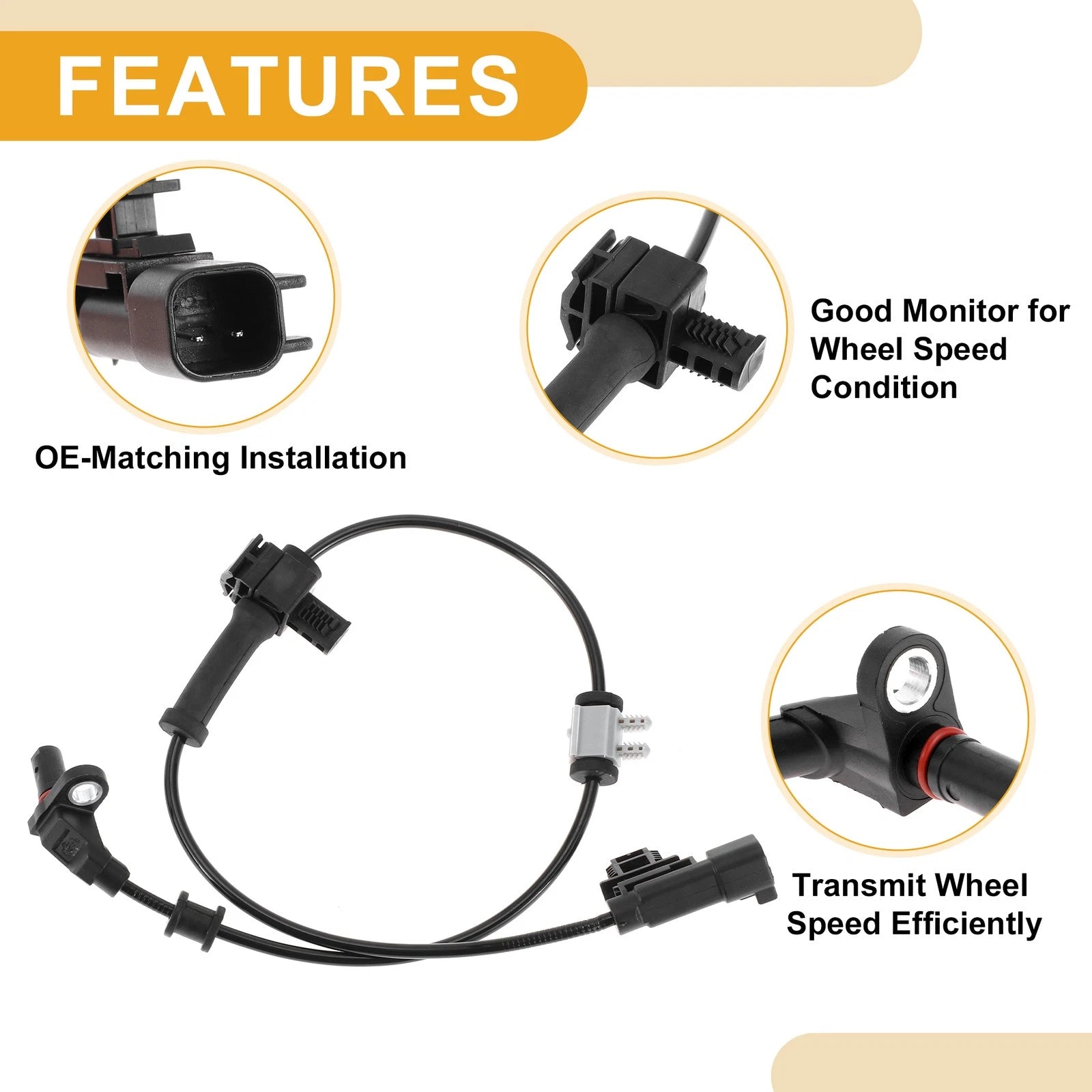ABS Wheel Speed Sensor No. 20872161 for Chevrolet Silverado (2014–2019)