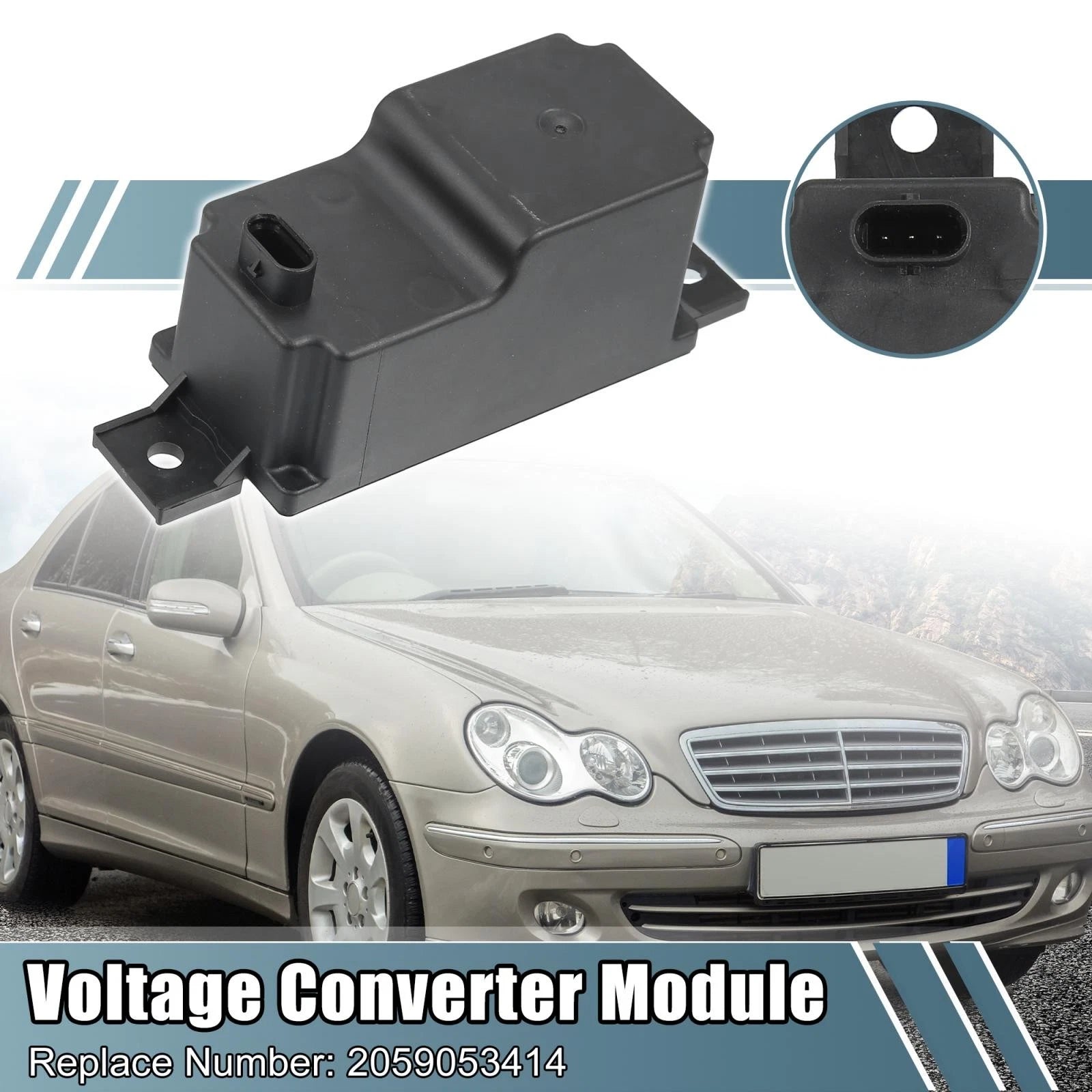 Voltage Module for ABS 2059053414 (Black, 3 Pins)