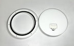 8in Boat Deck Plate for Jim Black (OEM, Polar White)
