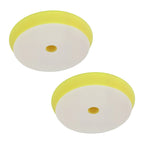 2x 6" Yellow Foam Car Buffing Sponge Pads for 5" Backing Plate (2024–2024)