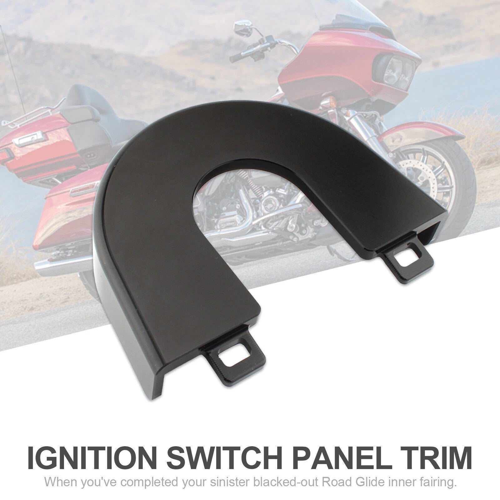 Aluminum Ignition Switch Panel Trim for Harley Touring Road Glide Special (2015–2022)