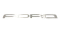 Brushed Stainless Grille Letters Set Replacement for Ford F-150 Raptor (2017–2018)