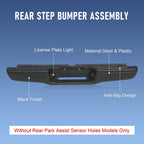 Rear Steel Step Bumper for Toyota Tacoma (1995-2004) Black Assembly