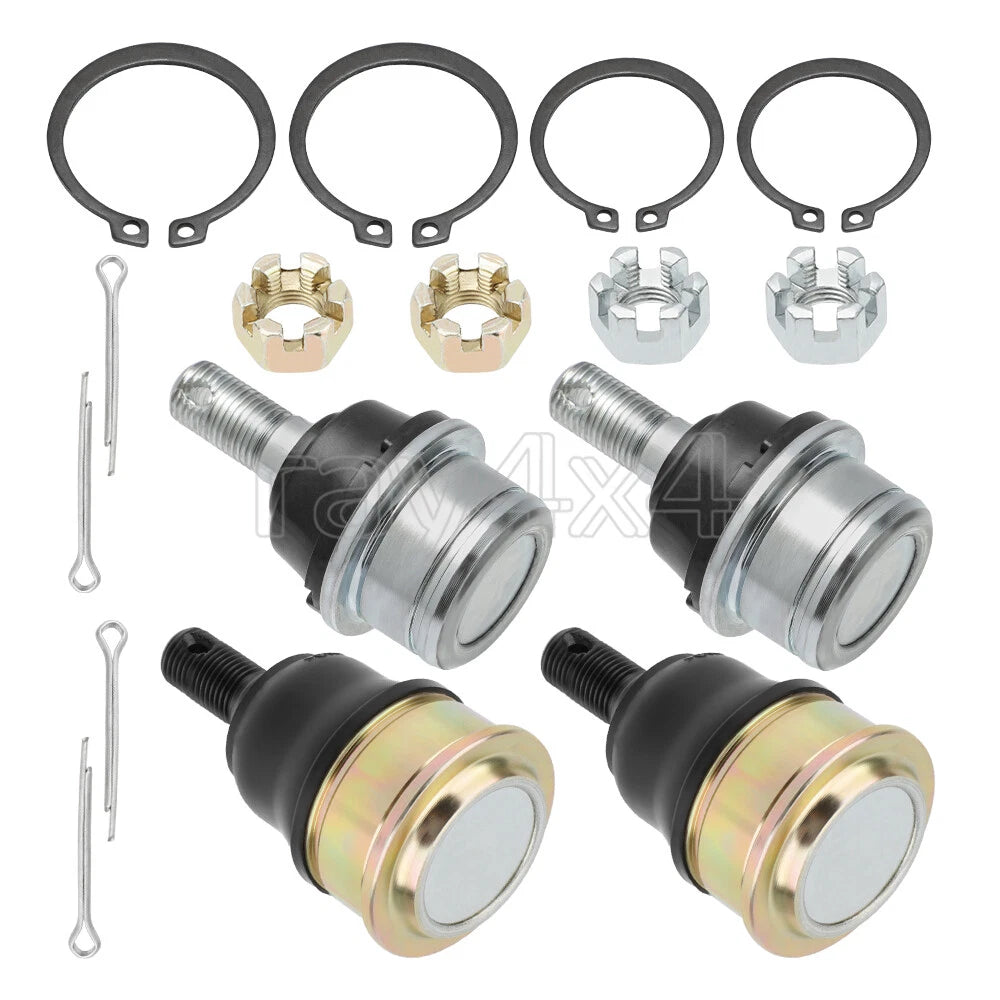 2X Upper & Lower Ball Joints Kit for Honda Recon 250 TRX250TE/TM (1997–2023)