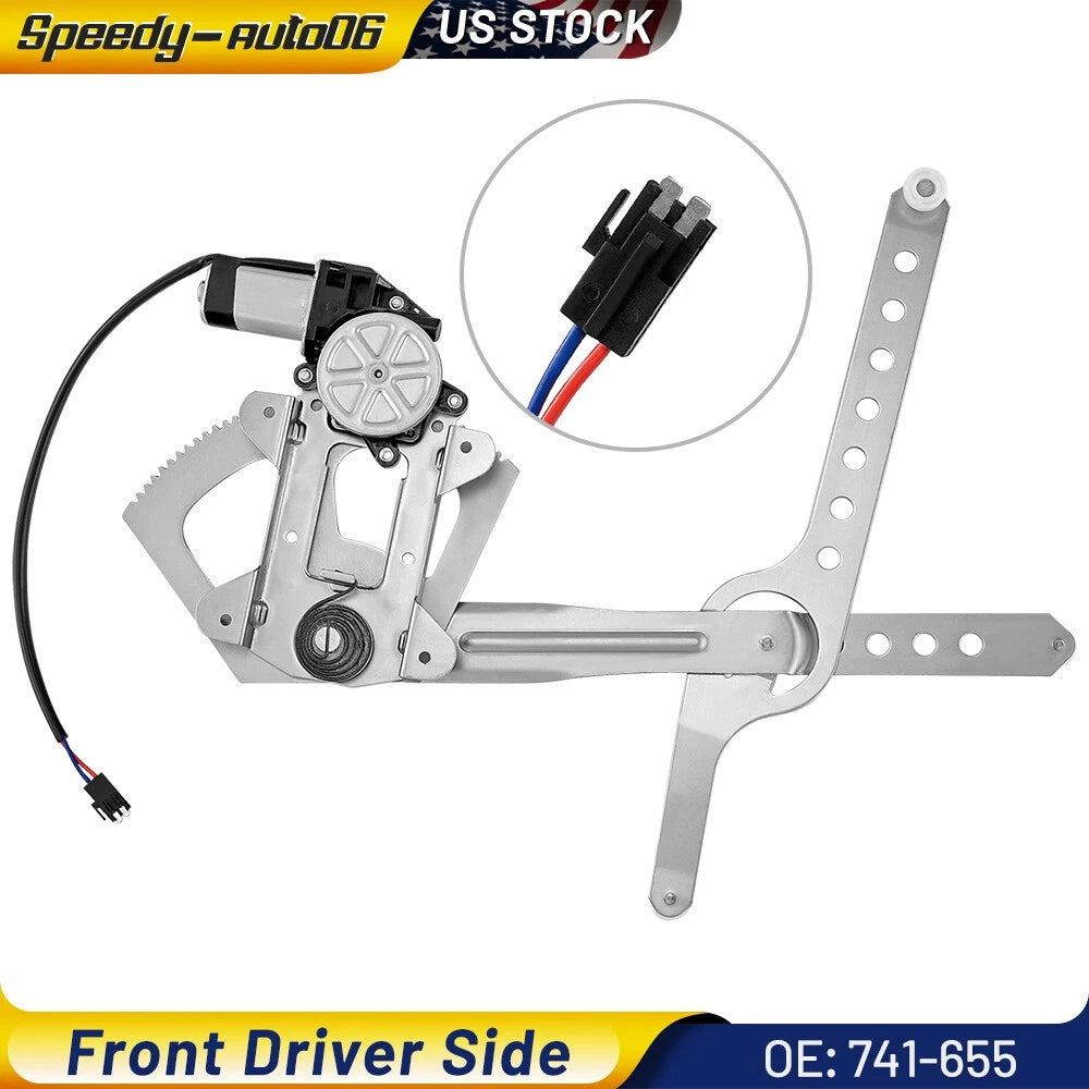 Power Window Regulator with Motor for Chevy GMC C K1500 (1995–2000)