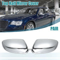 2Pcs Chrome Plated Mirror Cover Cap for Dodge Charger (2011–2022)