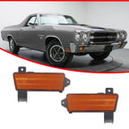 Amber Lens Side Marker Light Housing for Chevy Chevelle (1970)