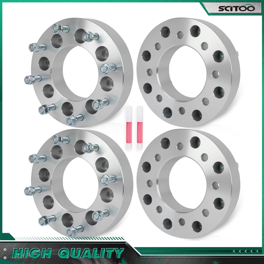 4X 2" Wheel Adapters 8x170 to 8x200 14x1.5 for Ford F250 Super Duty (2003–2022)