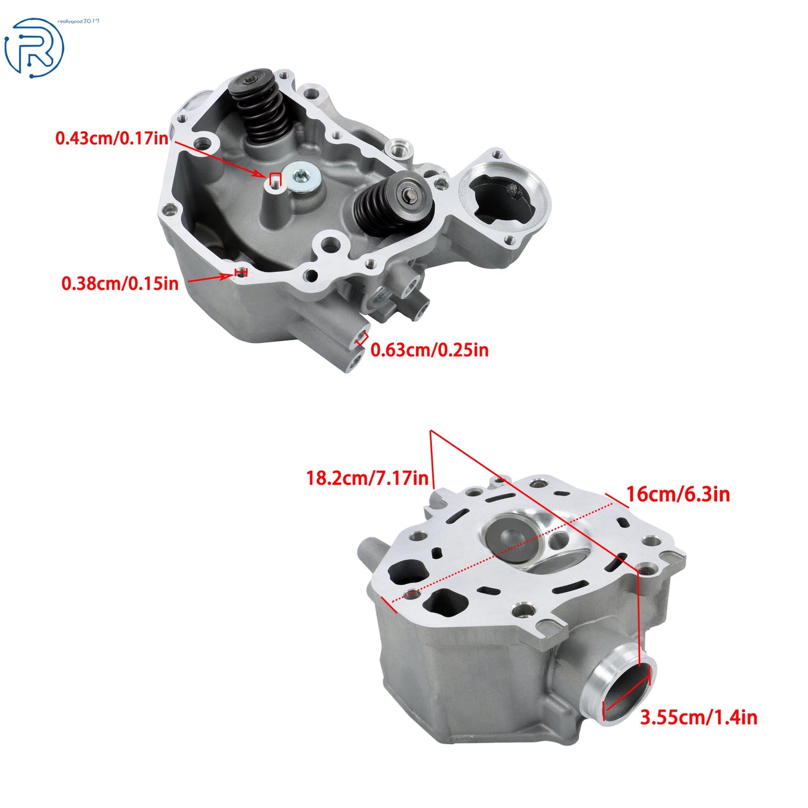 Engine Cylinder Head for Honda Foreman TRX500 Rancher TRX420 (2005-2023)