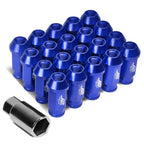 20Pcs J2 7075 Forged Aluminum M12x1.25 Open-End Lug Nut Set for Universal