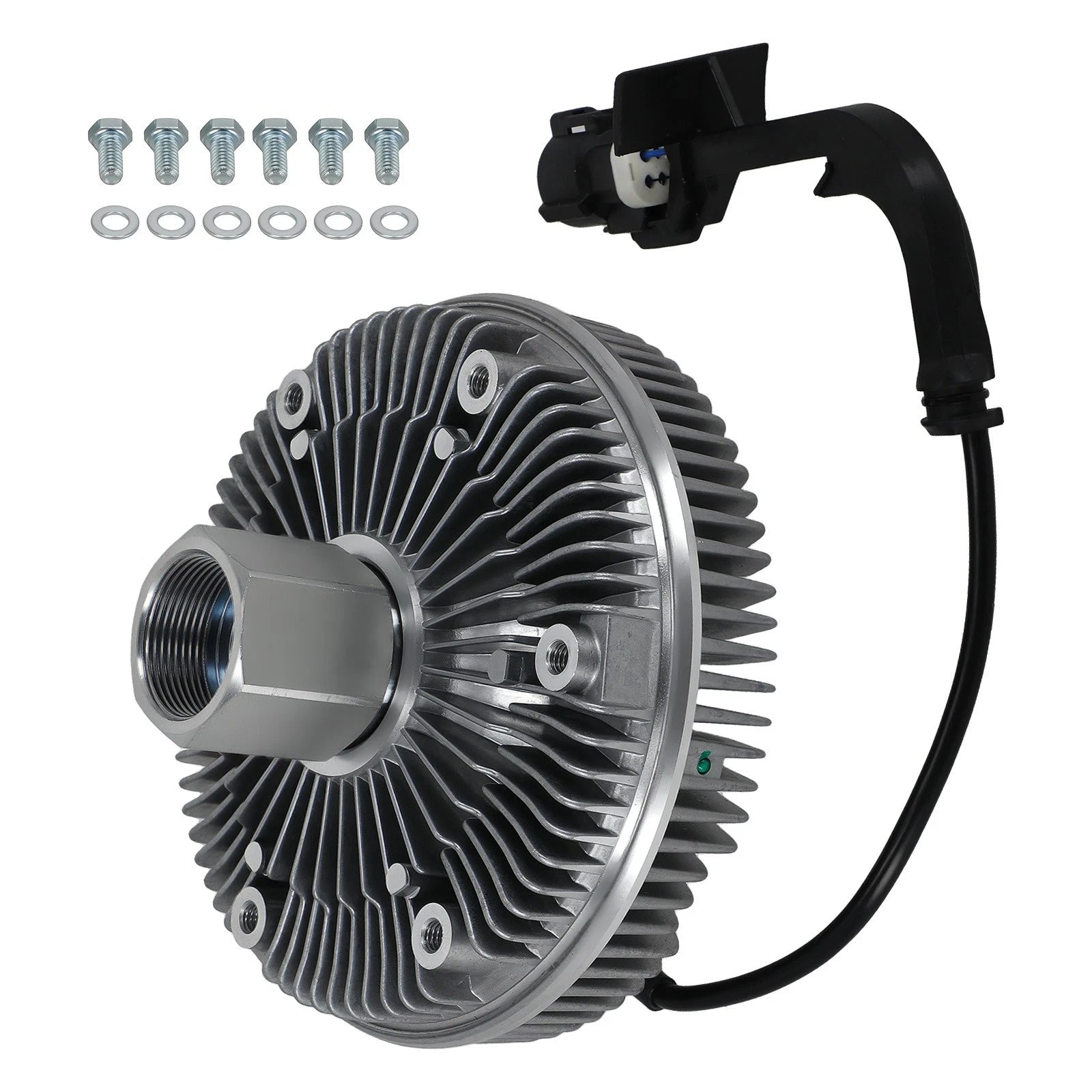 Electric Radiator Cooling Fan Clutch for Ford Super Duty 6.0L Power Stroke (2003–2007)