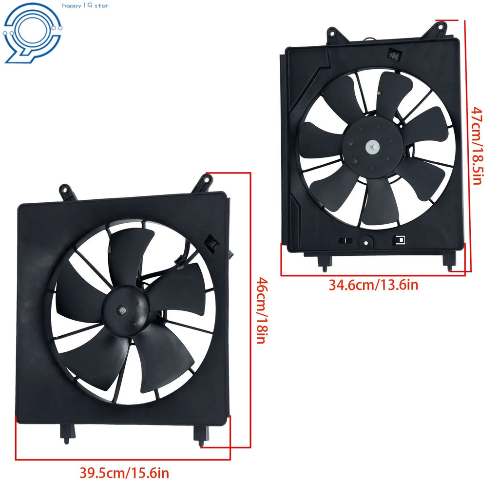 Radiator & A/C Condenser Cooling Fans for Honda Element (2007–2011)