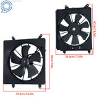 Radiator & A/C Condenser Cooling Fans for Honda Element (2007–2011)