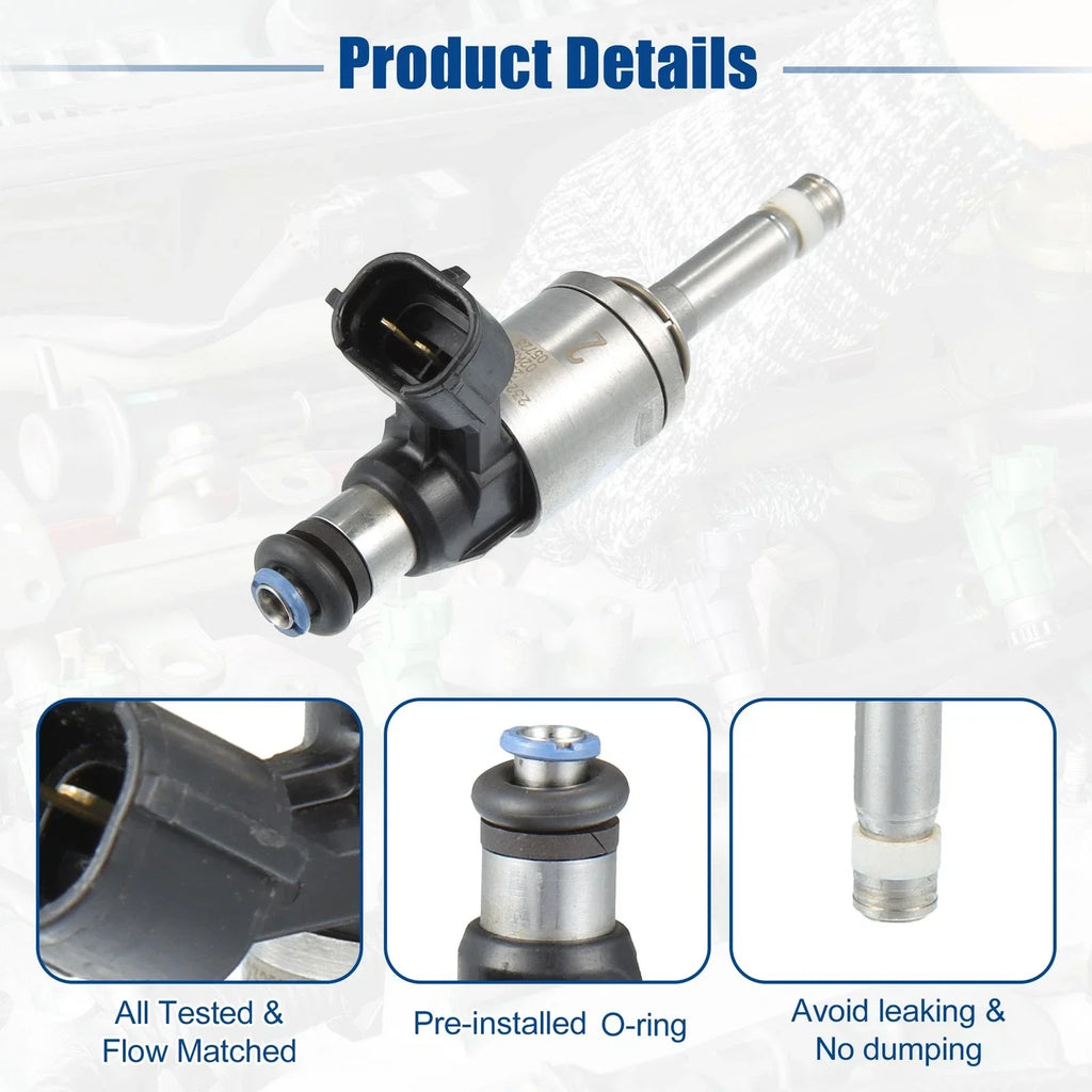 4 x Fuel Injector Nozzles for Lexus RC200t (2016) 2.0L 4-Cylinder