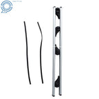 Set of 2 Adjustable Aluminum Roof Rack Cross Bars for Universal Fit (2010–2023)