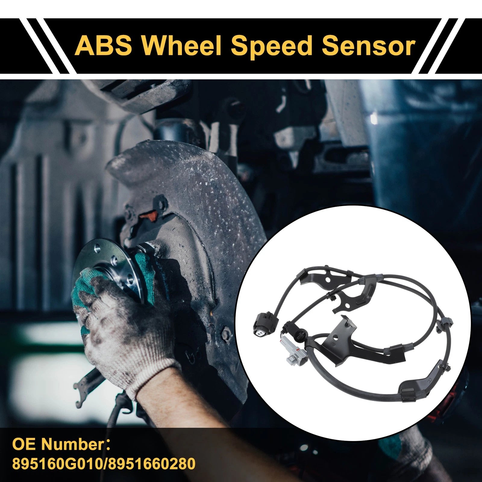 ABS Wheel Speed Sensor No. 895160G010 for Toyota 4Runner (2010–2023)