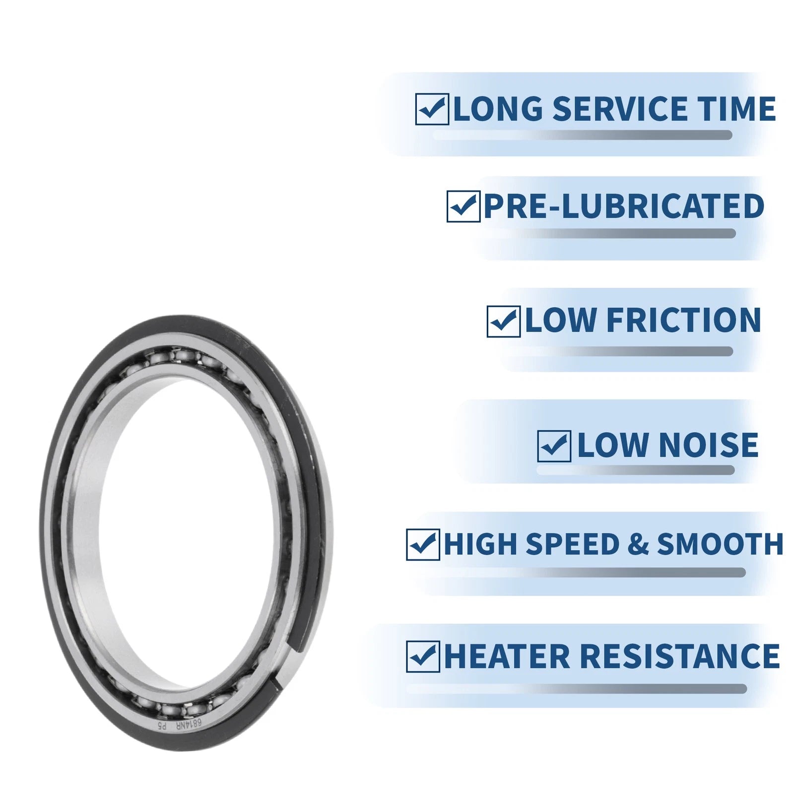 Deep Groove Ball Bearing 70x90x10mm for Scooter Skateboard (6814NR)
