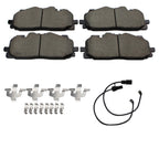 Akebono Euro Front Ceramic Brake Pads for Audi A6 A7 A8 Q5 Q7 Q8 RS5 S4 (2012–2023)