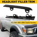Front Bumper Grille Headlight Filler Trim Panels for Toyota Tacoma (2001–2004)