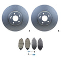 Front Rotors & Akebono EURO Ceramic Brake Pads Kit for Mercedes-Benz W205 (2015–2021)