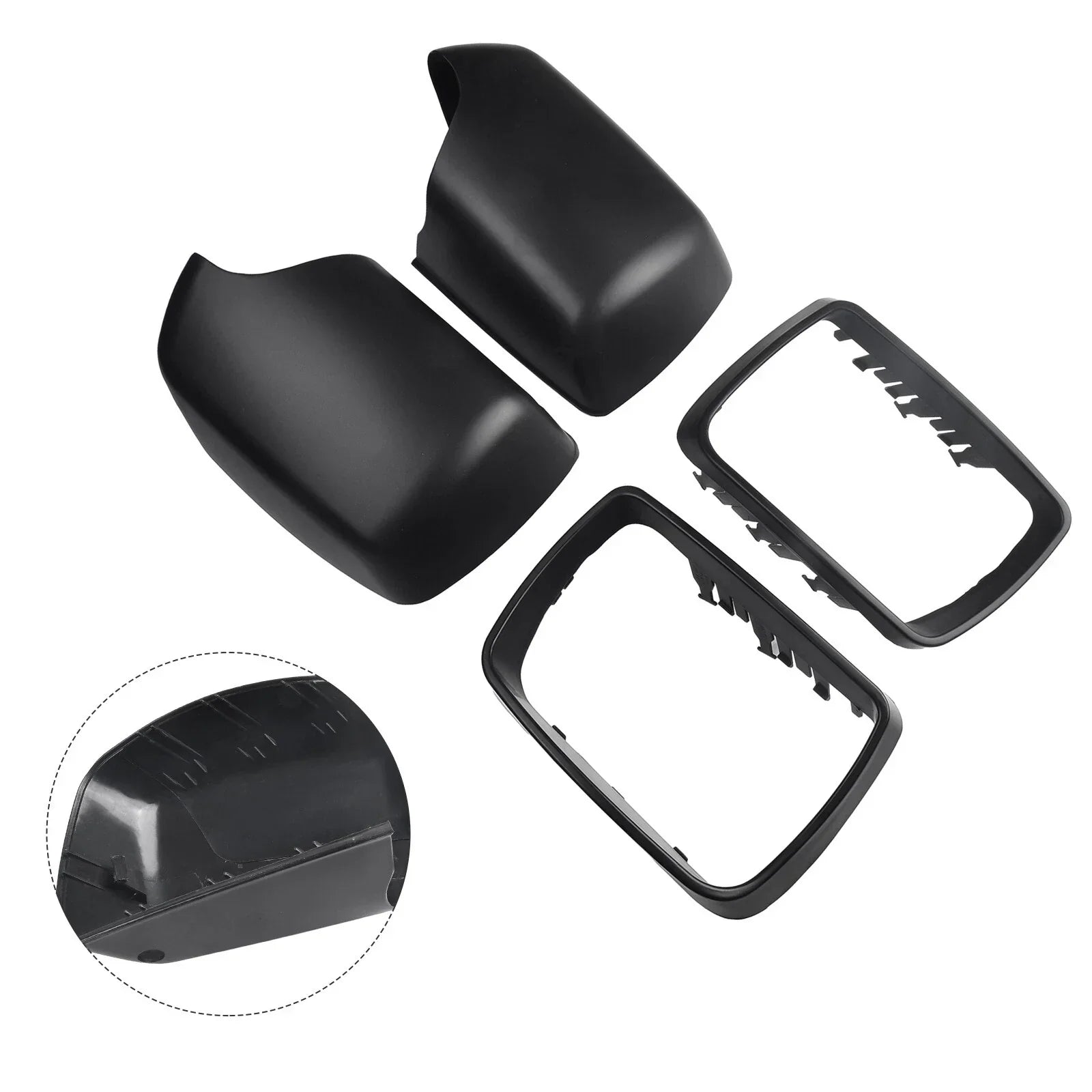 4 x Mirror Cover with LED Hole for X5 E53 (2000–2006)