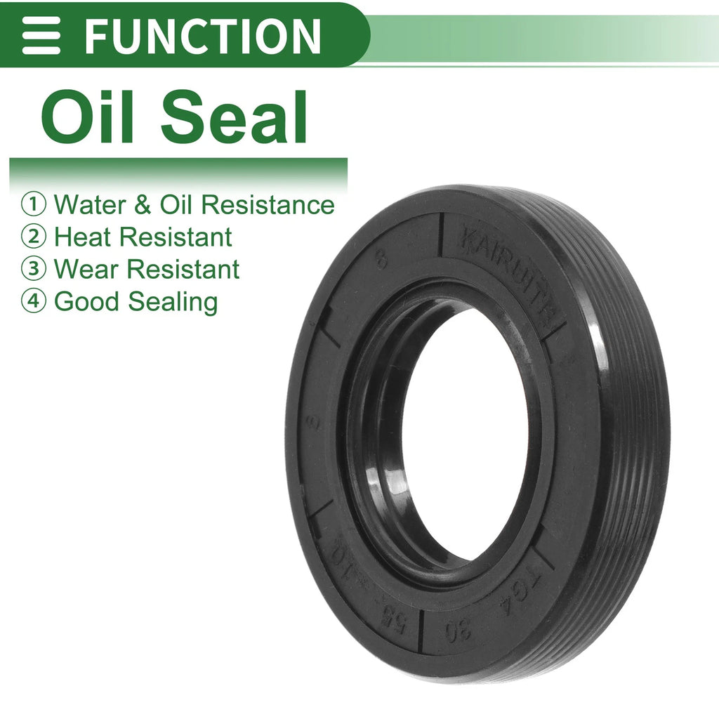 Set of 5 Oil Seal TG4 Lip Seal Ring NBR Rubber 30x55x10mm