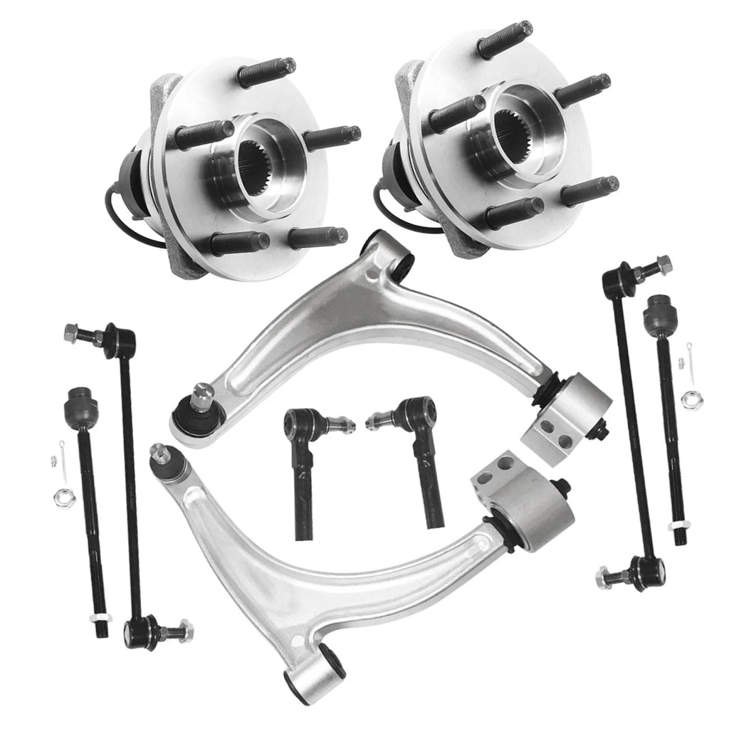 Control Arm Kit with Wheel Hub Bearing Assembly for Pontiac G6 Chevrolet Malibu (2005–2010)