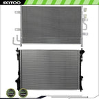 Radiator and A/C Condenser Kit for Ford Flex (2015–2019)
