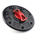 Red Fuel Gas Tank Cap Cover for Kawasaki Ninja 500, ZX-6, ZX-7, ZRX-1100, GPZ500