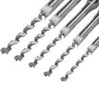 Set of 6 Square Hole Saw Drill Bits for Woodworking