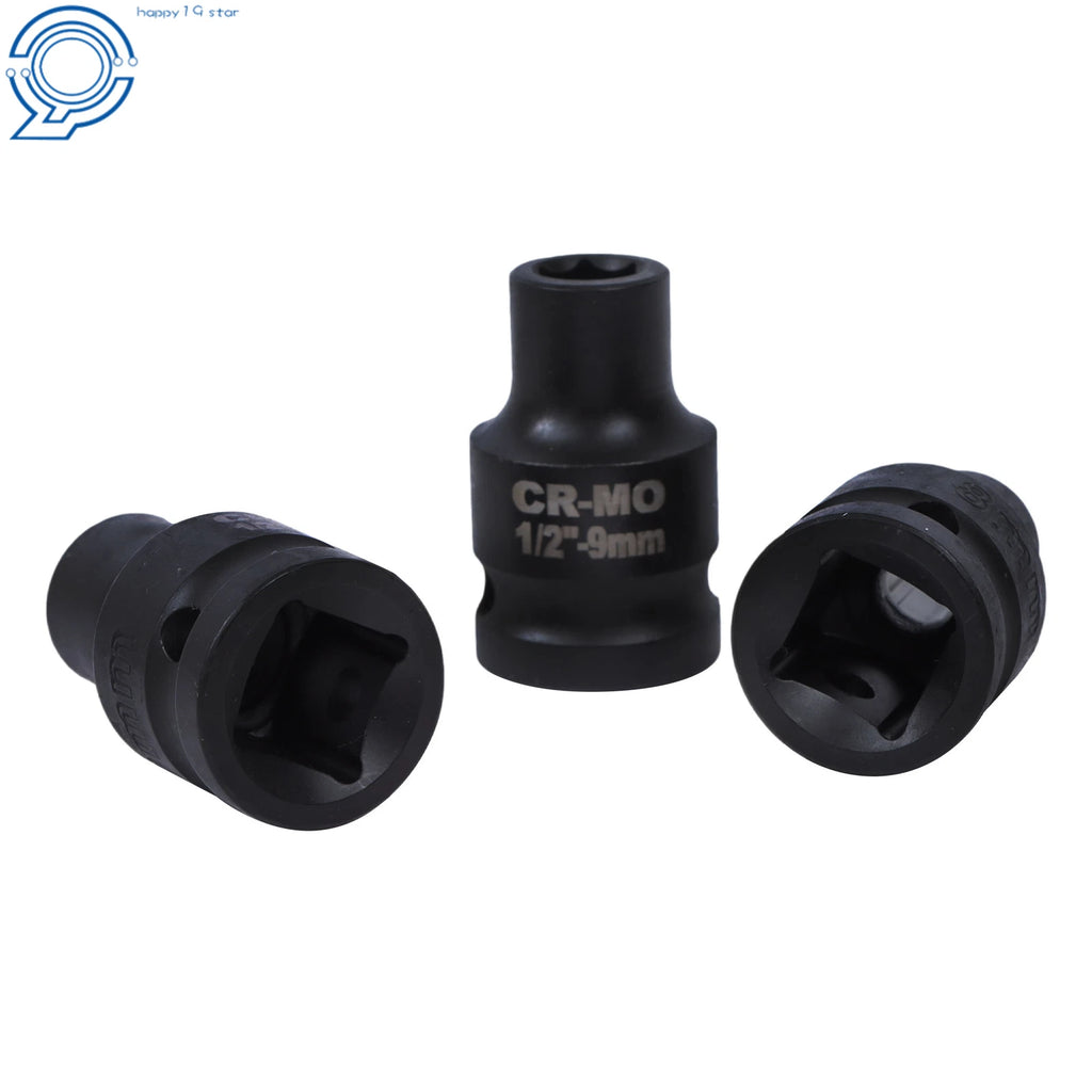 35pcs Deep Impact Socket Set 1/2" Drive 8-32mm for Garage Tools