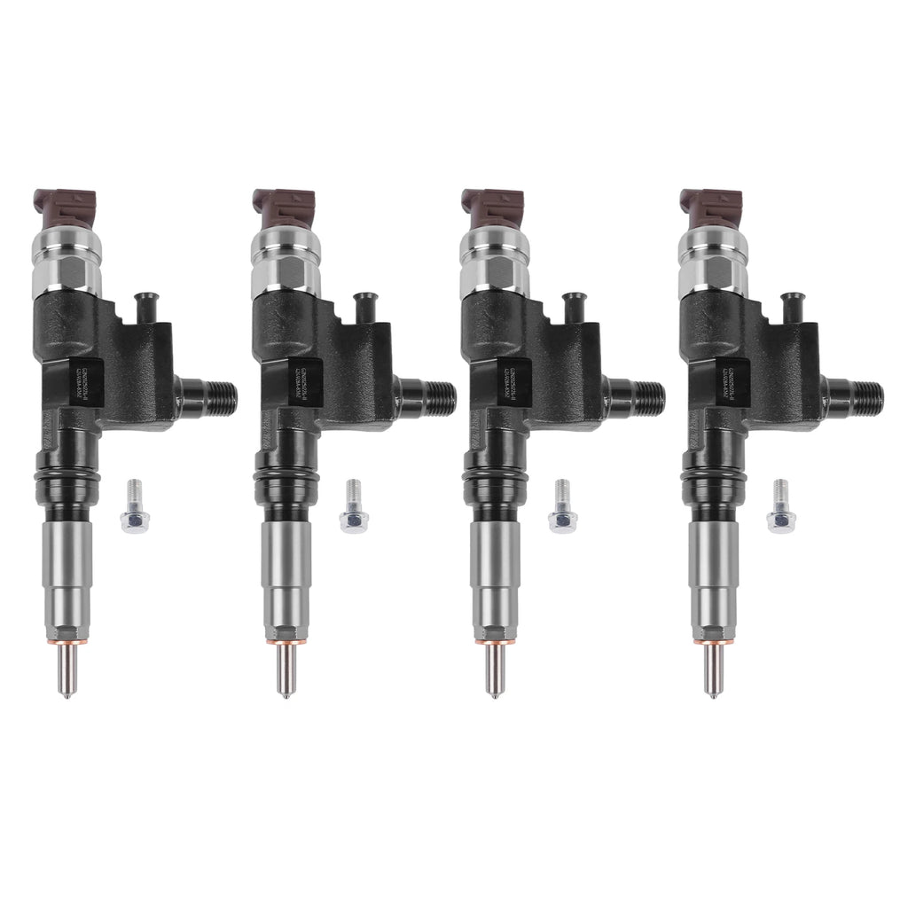 4X Diesel Fuel Injectors for Hino 300 NO4C (2004–2023) 095000-6520 095000-6521 23670-E0090