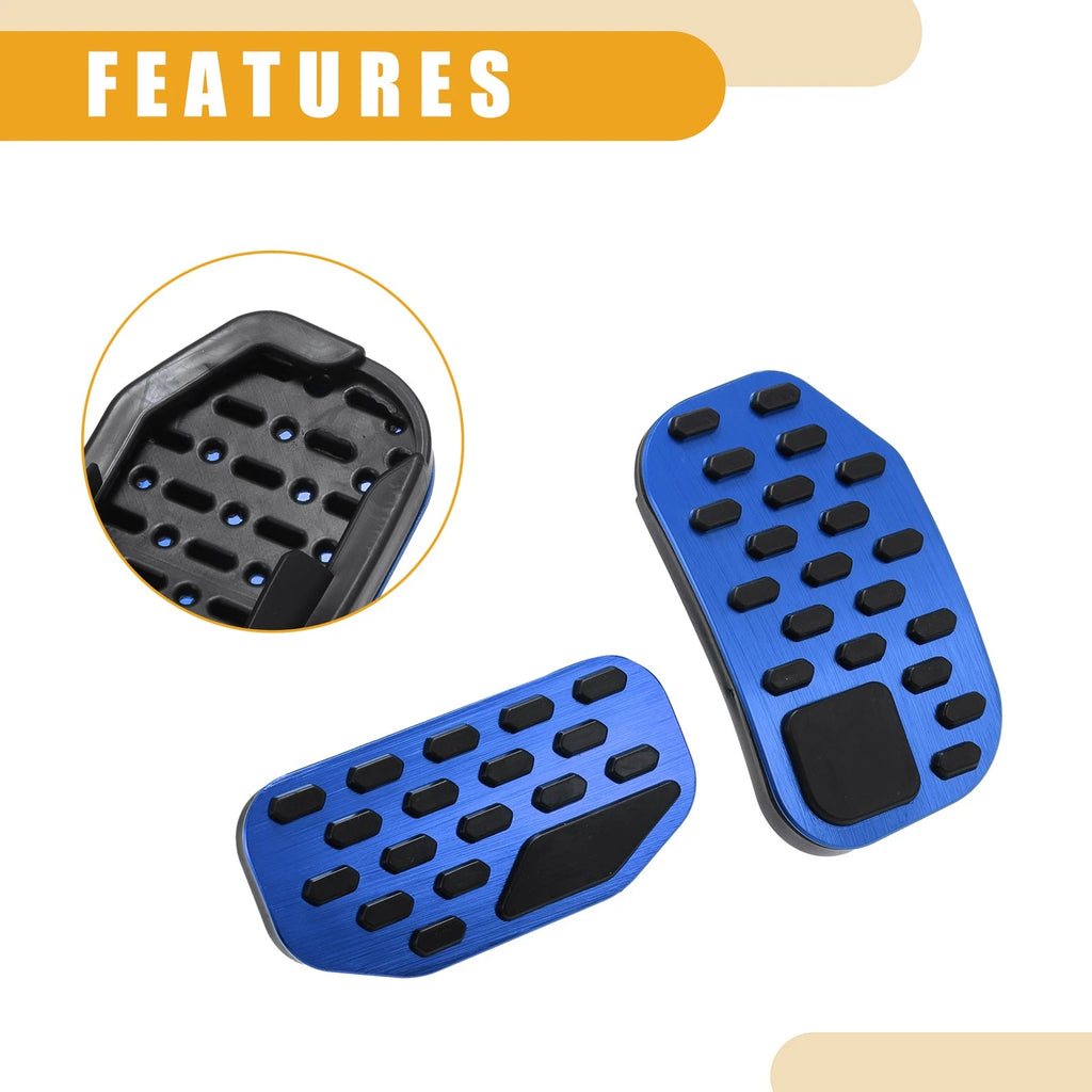 Set of 2 Brake Gas Pedal Pads for Ford F-150 (2021–2023)