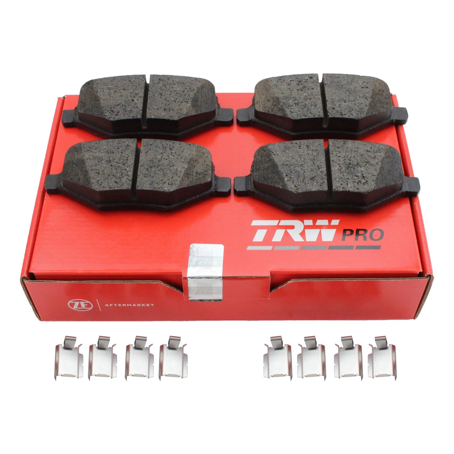 Set of 4 TRW Pro Rear Ceramic Brake Pads for Ford Explorer Flex Taurus Lincoln MKT MKS (2010–2019)