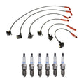 Denso 8mm Wire Set & 6 Platinum TT Spark Plugs for Mazda B4000 (1994–2001)