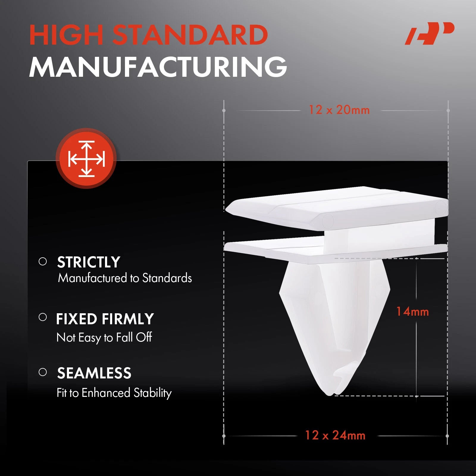 20Pcs Rocker Panel Moulding Clips for Chevy