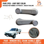 Grey Window Crank Handle Assy for Holden Rodeo KB TF Ute Isuzu Pickup (1980-1995)