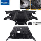 Carbon Fiber Skid Plate & Engine Guard for Tesla Model 3/Y (2017–2024)